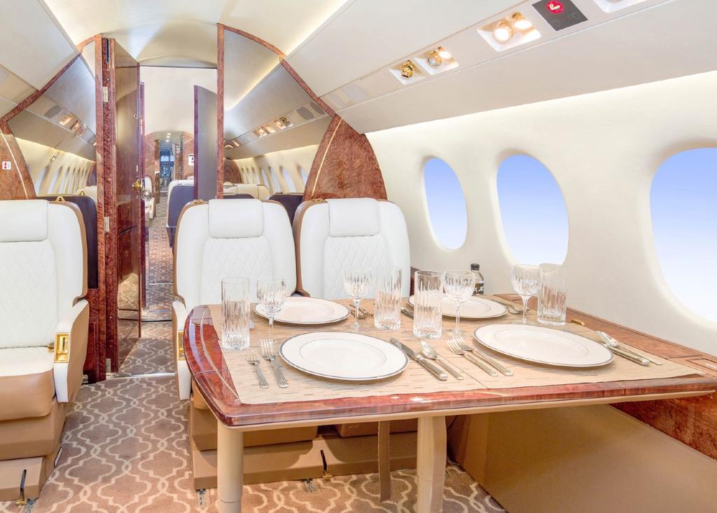 AIRCRAFT OVERVIEW AIRCRAFT HIGHLIGHTS Highly Desired Year of Manufacture: 2000 (or newer) Refurbished 2017 Accommodates 10 Passengers The Falcon 2000 delivers high-performance, wide-body, large-cabin