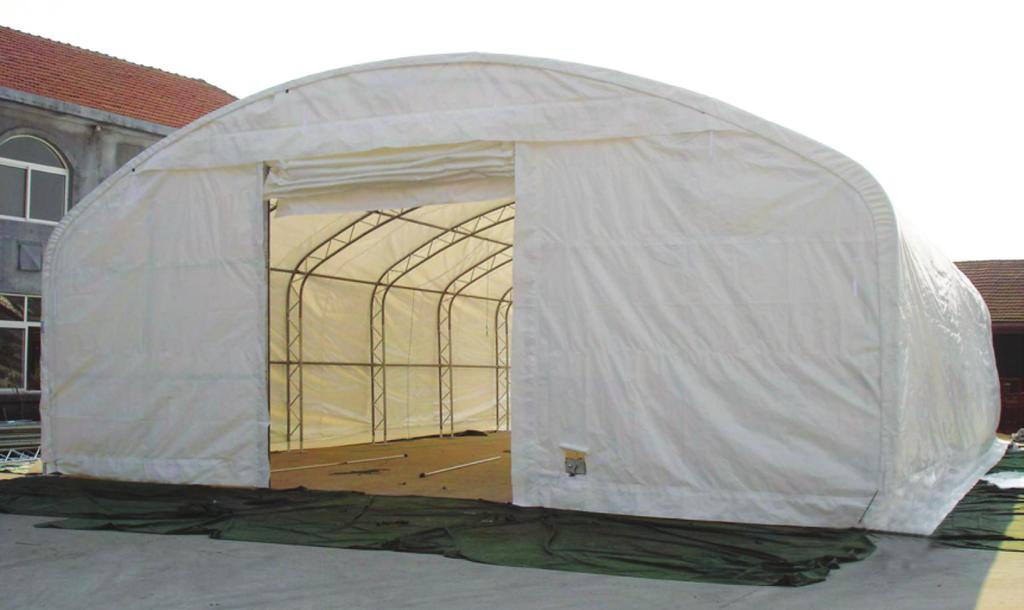 40 (12.2m)W X 60 (18.3m)L X 19 (5.8 m)h CRESTLINE-DOUBLE TRUSS ARCH SHELTER, VERTICAL SIDE PRODUCT MANUAL Read this manual before using this product. Failure to do so can result in serious injury.