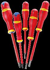 5, 6.5 Phillips PH1, PH2 AD J5VE VDE 5pc Screwdriver Set n n Each screwdriver tested individually at