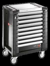 Facom Storage JET 6 Drawer Roller Cabinets - 3 Modules per Drawer n n 6 drawers = 15 modules distributed in the 60 and