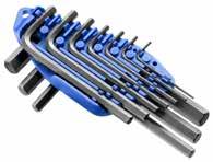 10pc Short Hex Key Set-Metric Economic set Retainer clip for easy storage and transport Finish: black phosphate Set Contains: 1.5-2 - 2.