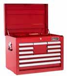Classic 6 Drawer Top Chest 3 Modules Wide Designed to fit on top of all classic 3 module wide (or wider) roller cabinets Can be used as a stand alone Tool Chest Tool chest is not full depth so will