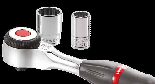 R.E 1/4 Drive Metric 12-Point Sockets OGV profile, more powerful tightening, preserves fasteners n n Bright chrome finish R.