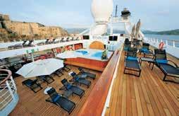 Among Travel + Leisure magazine s World s Best Cruise Lines, this small ship can dock in ports inaccessible to larger vessels and celebrates traditional sail aways on