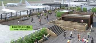 New ITM The south area of the arrival gate is planned to be developed as a restaurant area called
