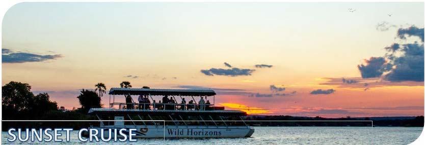 The Zambezi Sunset cruise is a superb way to relax and enjoy the spectacular beauty of the Zambezi River.