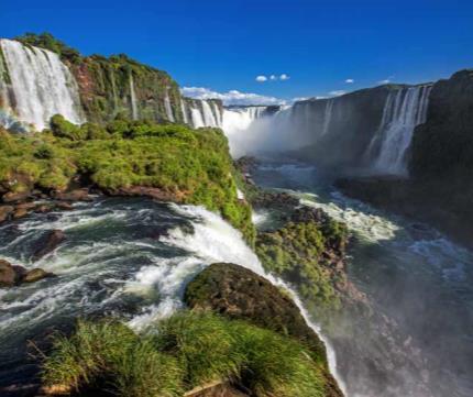 Once in Argentina, take a scenic drive up to the Argentinian Iguassu National Park.