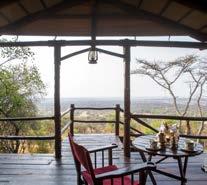 overlooking the vast plains of the Serengeti, Kirawira offers