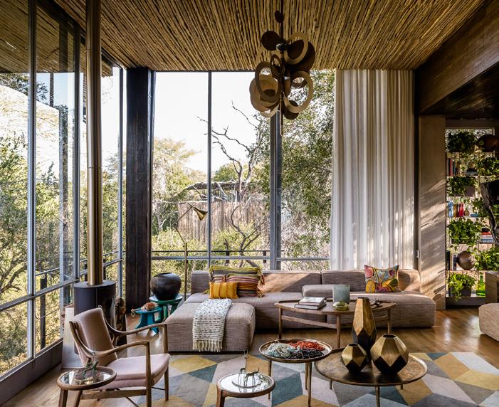 WELCOME TO SINGITA SWENI LODGE Tucked into the banks of the Sweni River, this intimate lodge is a hidden jewel that provides a bold, new African context for contemporary design, architecture and food.