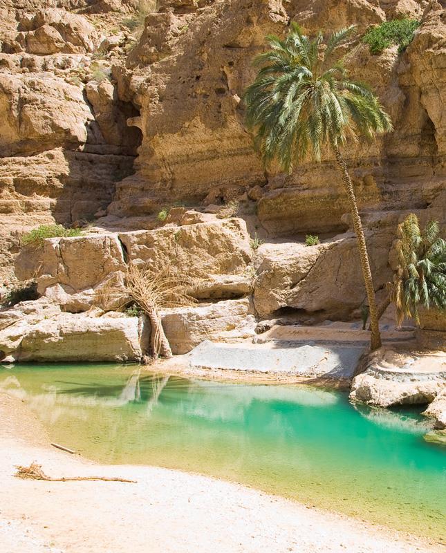 DAY 04: WADI SHAB FINNS BEACH - WADI TIWI SUR RAS AL HADD **4WD** Breakfast at the hotel and check out 08:00 am start your journey from the hotel WADI SHAB Cutting a narrow, deep slice through the