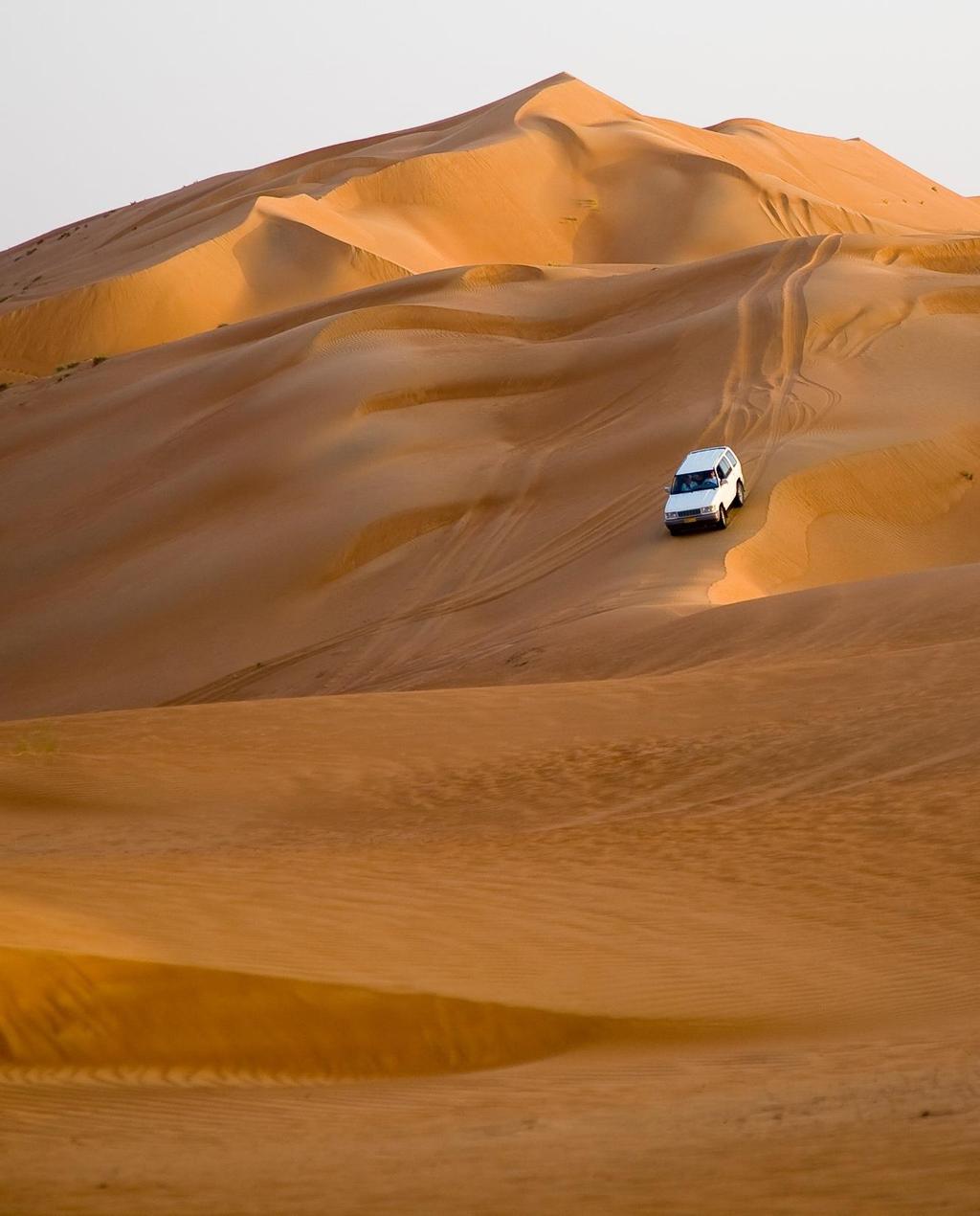 BE MESMORISED BY THE WAHIBA SANDS A trip into the Wahiba (or Sharqiya) Sands is the perfect way to get taste of storybook Arabian desert.