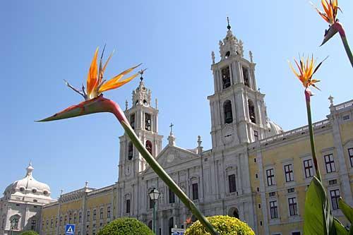 Mafra National Palace is a monumental Baroque and Neoclassical