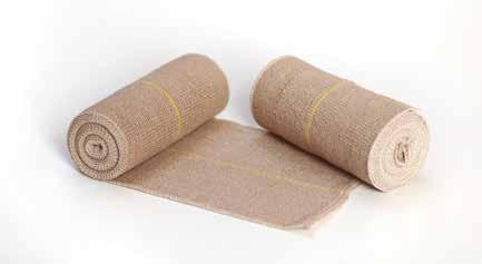 COMPRESSION BANDAGES Elastic FORTE Elastic bandage Compression therapy in the treatment of venous leg ulcers Cotton / Elastane Skin coloured Long stretch (lengthwise) Durable compression Breathable