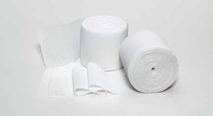 PADDING BANDAGES Paper PAD Crepe paper padding bandage Skin protection and padding under rigid and suppport casts 100% cellulose White Longitudinally extensible Easy to apply Hand tearable 11601 7 cm