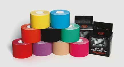 KINESIOLOGY TAPE C+I Kinesiology Tape Kinesiology tape Especially suitable for prevention and treatment of injuries Beige, blue, pink, black, red, orange, purple, green, yellow Longitudinally elastic