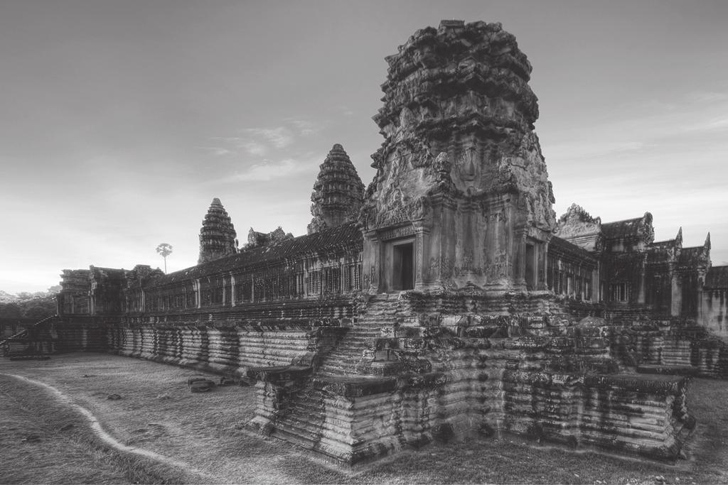 2 Answer all questions in the spaces provided. 1 Study Figure 1. Figure 1 is a photograph of Angkor Wat Temple, in Cambodia.