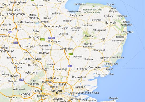 LOCATION & COMMUNICATIONS Lowestoft is the second largest town in Suffolk located approximately 22 miles south east of Norwich, 38 miles north east of Ipswich and 110