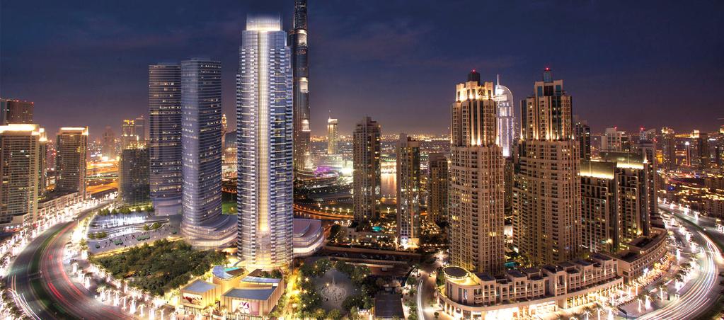 Located above The Dubai Mall extension, Boulevard Point has offer direct access to The Dubai Mall through a dedicated bridge link.