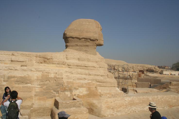 The Sphinx or a yardang?