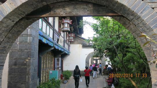In Jianshui old town, there is a good preserved Chinese ancient master piece of
