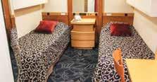 CATEGORY 9 JUNIOR SUITE Deck five: (picture windows, unobstructed view; matrimonial bed, sitting area