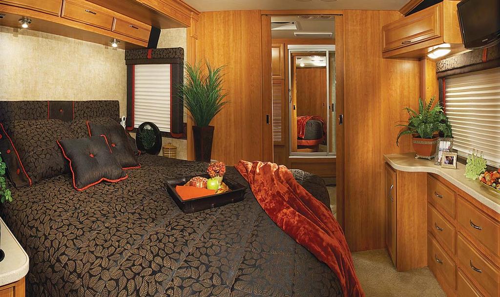 THE BEDROOM SUITE offers plenty of room to unpack and relax, thanks to a 30 bed slide where many