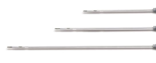 Tapered tip, smooth transition, and siliconized catheter Echogenic needle with bevel indicator Clear needle