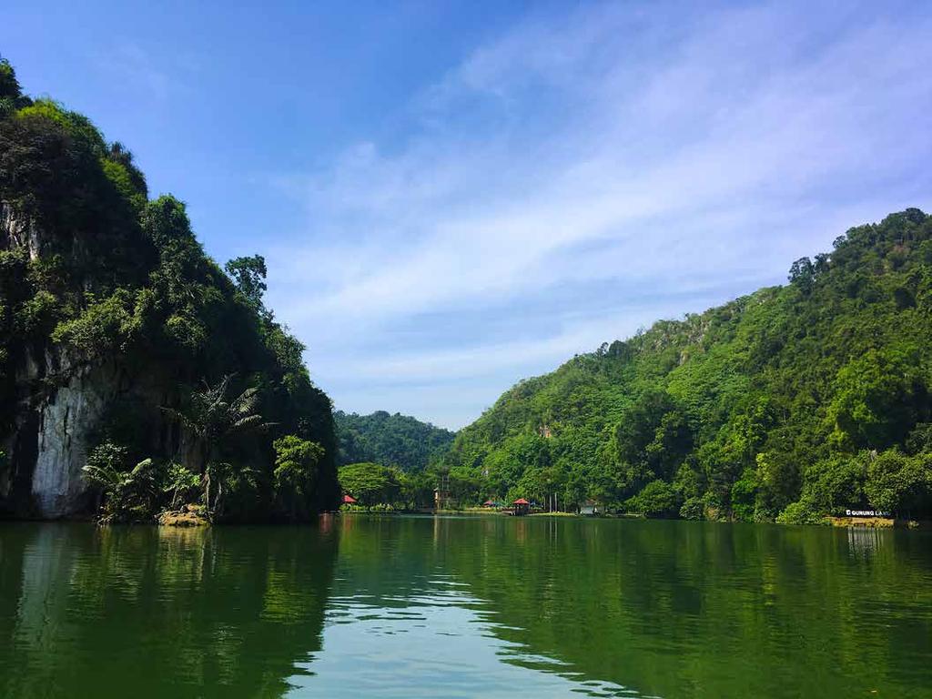 HIDDEN GEM 21 Gunung Lang Recreational Park in Ipoh, Perak With scenic views of a lake and limestone hills of Gunung Lang