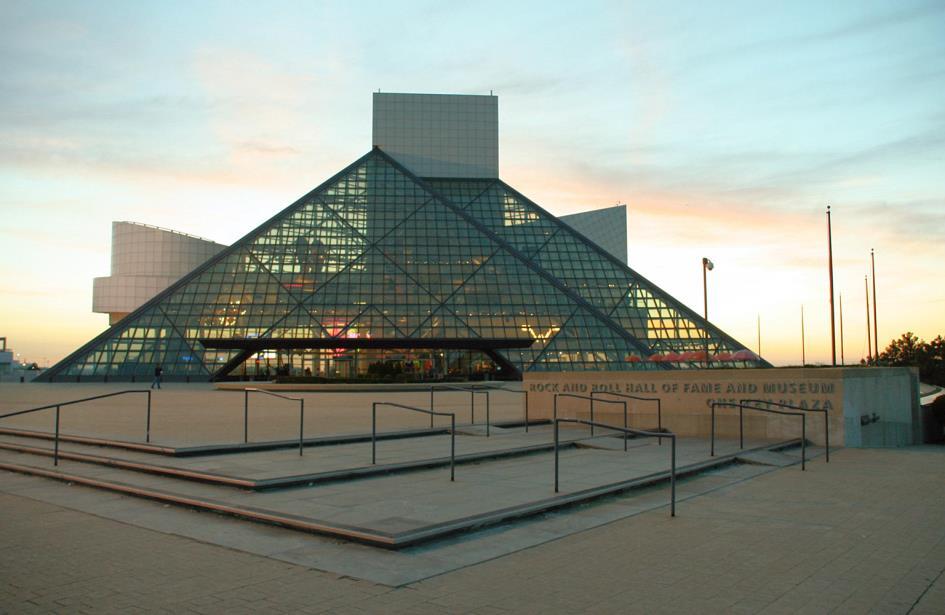 Rock and Roll Hall of Fame The Rock and Roll Hall of Fame is a very large part ohio's culture.