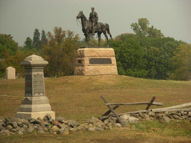 Battle of Gettysburg Site Gettysburg is a park where you can walk around and learn about the history of one of the