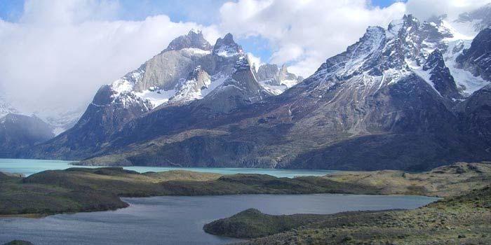 Further south, the Andes are generally lower in elevation with the highest peak in Chilean Patagonia (Monte San Valentin) reaching 13,391