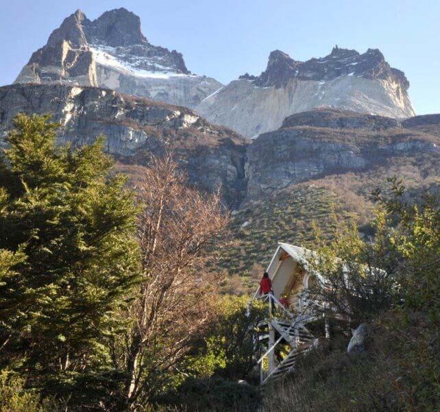 Cabins at Refugio Los Cuernos Fri, November 16 - Hike to Valle Francés and then on to Refugio Pane Grande (23.5 km (14.6 mi), about 2000 feet VG, about 10 hours).