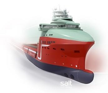 NEWBUILDINGS, CONVERSIONS, SALE & PURCHASE Ugland Ready Salt Ugland Offshore has signed a contract with Kleven Maritime for the construction of a platform supply vessel designated as SALT 100 PSV for