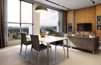 PANORAMA RESIDENCES IS DESIGNED AND SHAPED TO CAPTURE THE EXPANSIVE PANORAMIC VIEWS OF THE BEAUTIFUL SURROUNDINGS, AND TO ENABLE HOMES TO MAXIMISE LIGHT AND AIRFLOW AS WELL AS TO OPEN TO THE TRULY