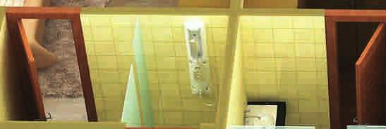 or equivalent KITCHENETTE Heat/Gas leak detectors Chinaware: Wall hung / European type WC, wash hand basin,