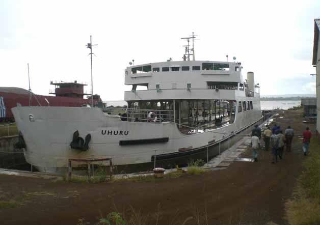 Rail ferry Uhuru, 1965, currently