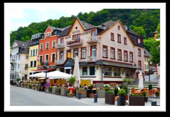View the hauntingly beautiful Rhine River from aboard a boat cruise, to see romantic towns and castles dotting the steep rocks, and perhaps encounter the beautiful enchantress Lorelei, a myth from