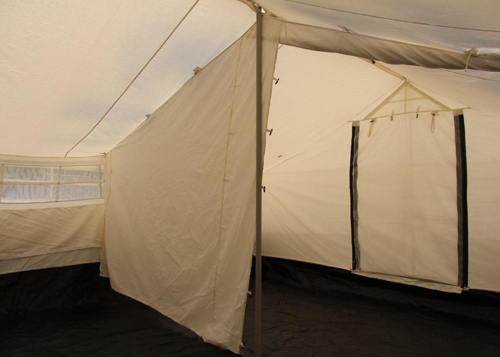 unhcr FAMILY TENT FOR COLD 4. MAKE-UP OF INNER TENT WITH GROUND SHEET 4.