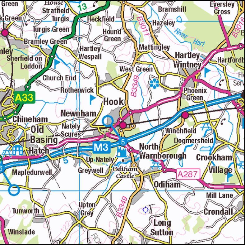 (used regularly) N W E S RAF Odiham Other Airfield Current Departure Track Proposed Departure Track Figure B13 Proposed Change to RAF Odiham Departure Routes (Western blue