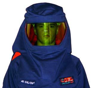 Protection Hoods OEL s ARC Flash Protection Hoods All OEL s hoods are made from arc flash resistant Indura Ultra Soft material sewn with Nomex thread.