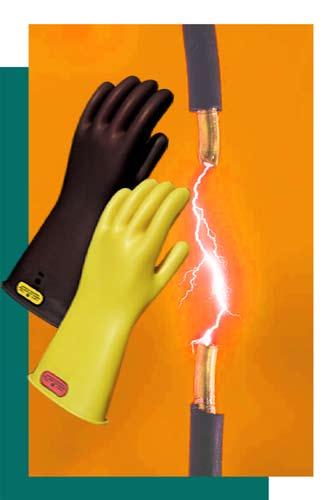Insulating Rubber Gloves OEL S INSULATING RUBBER GLOVES OEL s Industrial 100% Natural Rubber Insulating Gloves represent a major innovation in gloves for electrical protection Manufactured using a