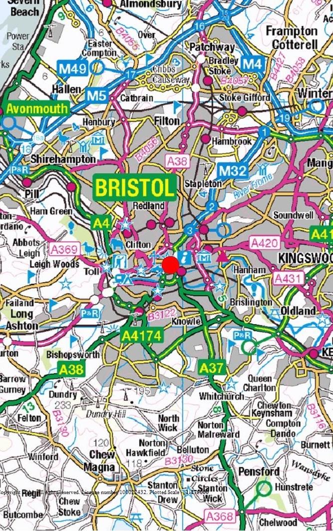 Bristol is a commercial and industrial city benefitting from excellent links with the M4/M5 interchange to the north and the M32 connects the city centre with the M4 at junction 19.
