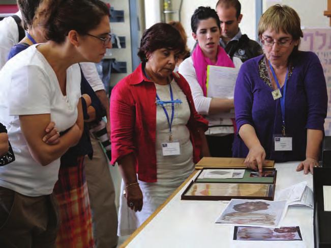 The 34 scholars from Israel, Europe and the US who participated in the workshop examined the scope and means of both physical and digital preservation of original materials, such as documents,