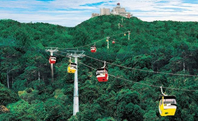 Hop into the longest and fastest Cable Car in South East Asia, which is 3.
