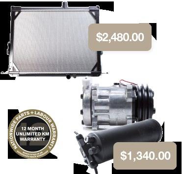 AFTERSALES DEALS WORKSHOP MANAGER SPECIALS RADIATOR REPLACEMENT WITH FREE COOLANT MP8 500/535... $2,480.