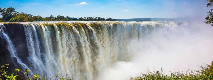 THE ITINERARY Day 1 Australia - Victoria Falls, Zimbabwe Today depart from either Sydney, Melbourne, Brisbane, Adelaide or Perth for Victoria Falls, Zimbabwe.