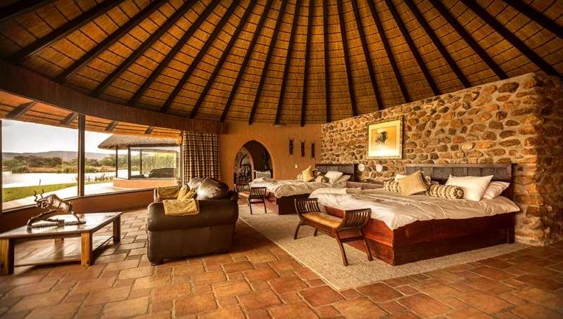 8: NAMIBIA PRIVATE SAFARI MOUNT ETJO SAFARI LODGE APR 24 MAY 01 Mount Etjo Safari Lodge is located in the heart of the Okonjati Game Reserve.