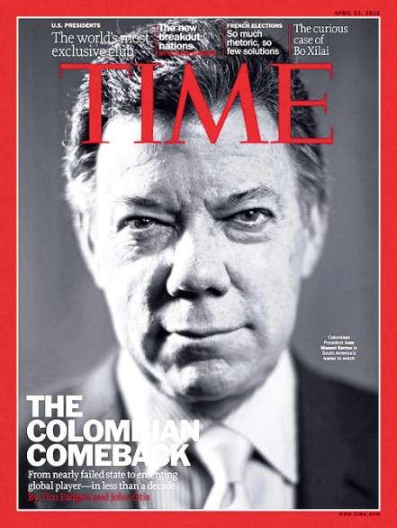 THE COLOMBIAN COMEBACK: President Juan Manual Santos talks with TIME.