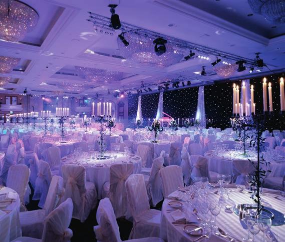 GRAND BALLROOM Ideal for all occasions, the Grand Ballroom is one of the largest hotel ballrooms in London, suitable for the most glamorous of events.