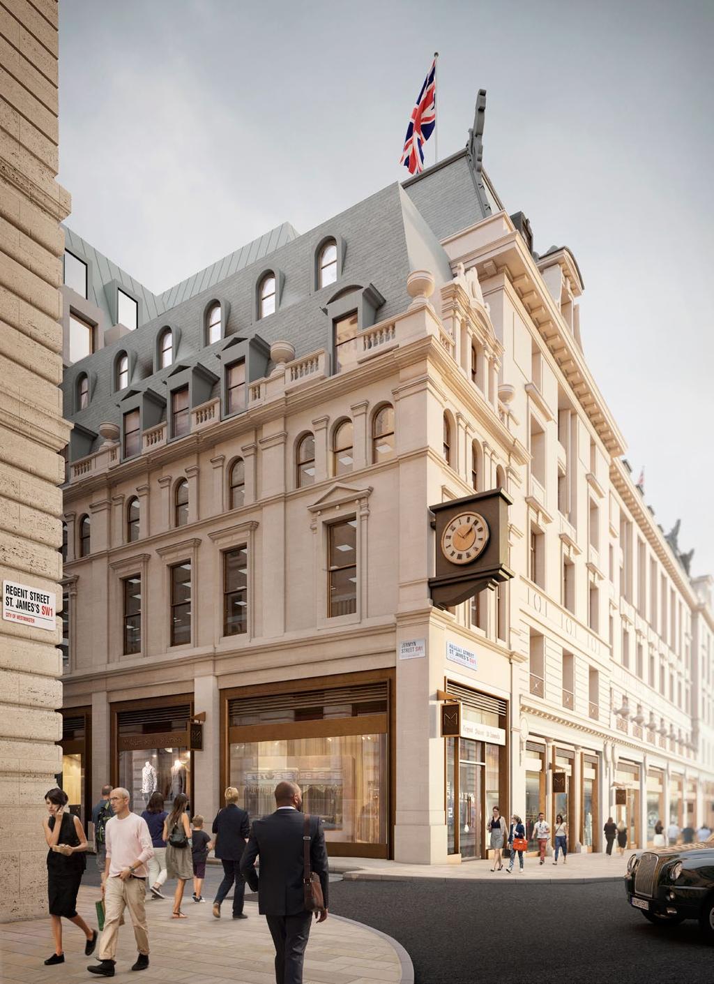 A NEW DESTINATION ON WORLD-RENOWNED REGENT STREET ST JAMES S, LONDON SW1. Exceptional RETAIL opportunities FROM 2,500 24,000 SQ FT available 2016.